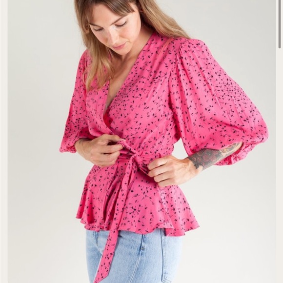 GANNI blouse (like new, medium size) - Picture 5 of 7